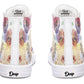 Watercolor Gold Floral Hightops