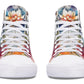 Watercolor Lotus Hightops