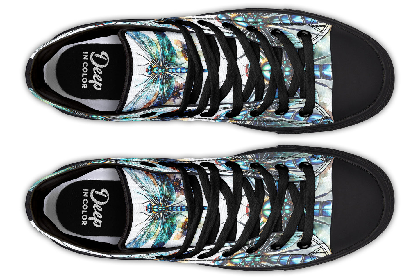 Watercolor Magical Dragonfly Hightops