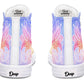 Watercolor Mandala Lotus Flower Hightops