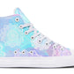 Watercolor Pastel White Mandala Hightops