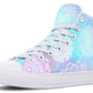 Watercolor Pastel White Mandala Hightops