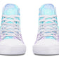 Watercolor Pastel White Mandala Hightops
