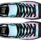 Watercolor Pastel White Mandala Hightops