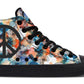 Watercolor Peace Flowers Hightops