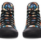 Watercolor Peace Flowers Hightops