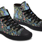 Watercolor Peacock Floral Hightops