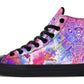 Watercolor Splatter Elephant Hightops