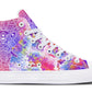 Watercolor Splatter Elephant Hightops