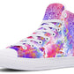 Watercolor Splatter Elephant Hightops