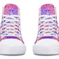 Watercolor Splatter Elephant Hightops
