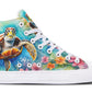 Watercolor Turtle Hightops