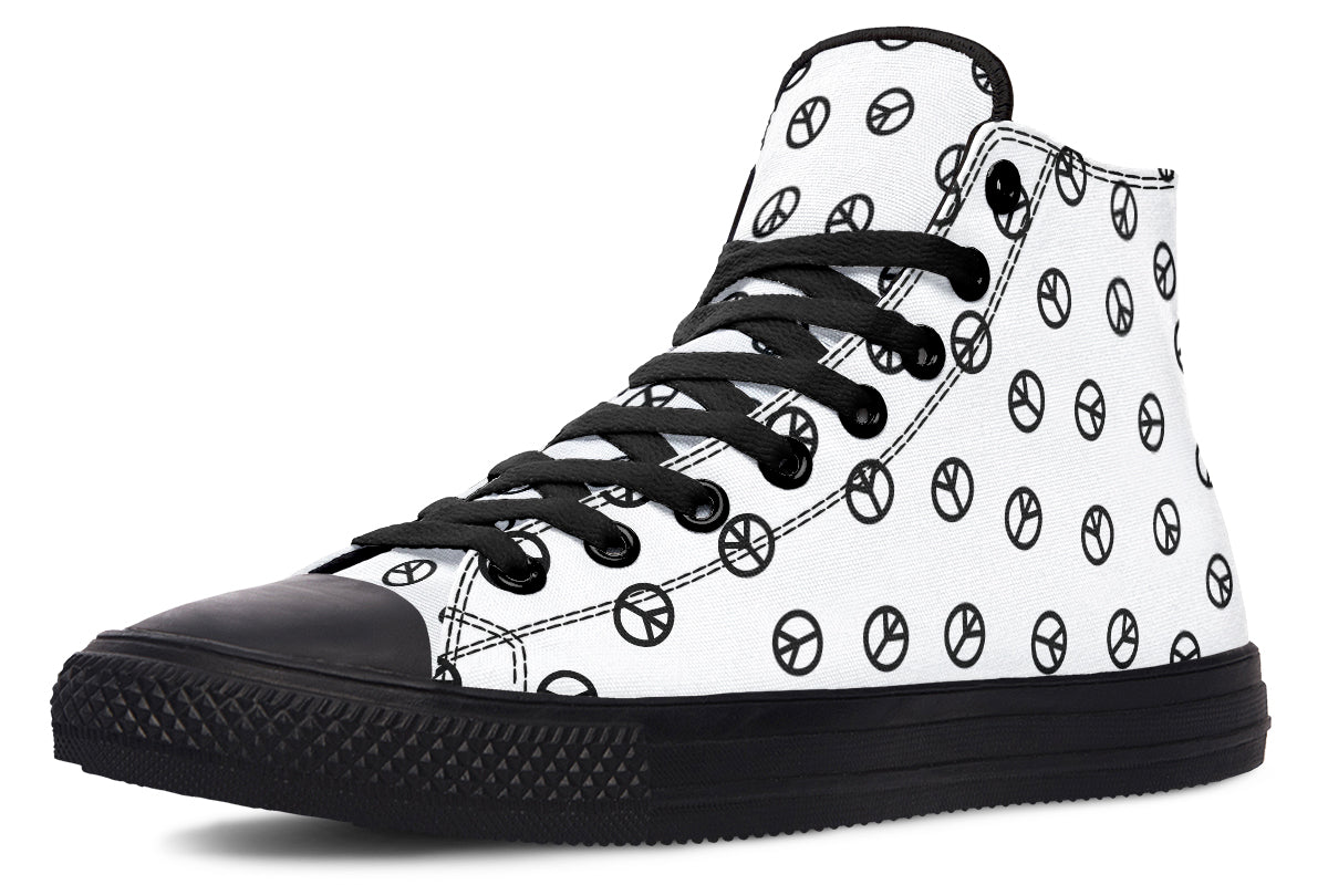 White Peace Hightops