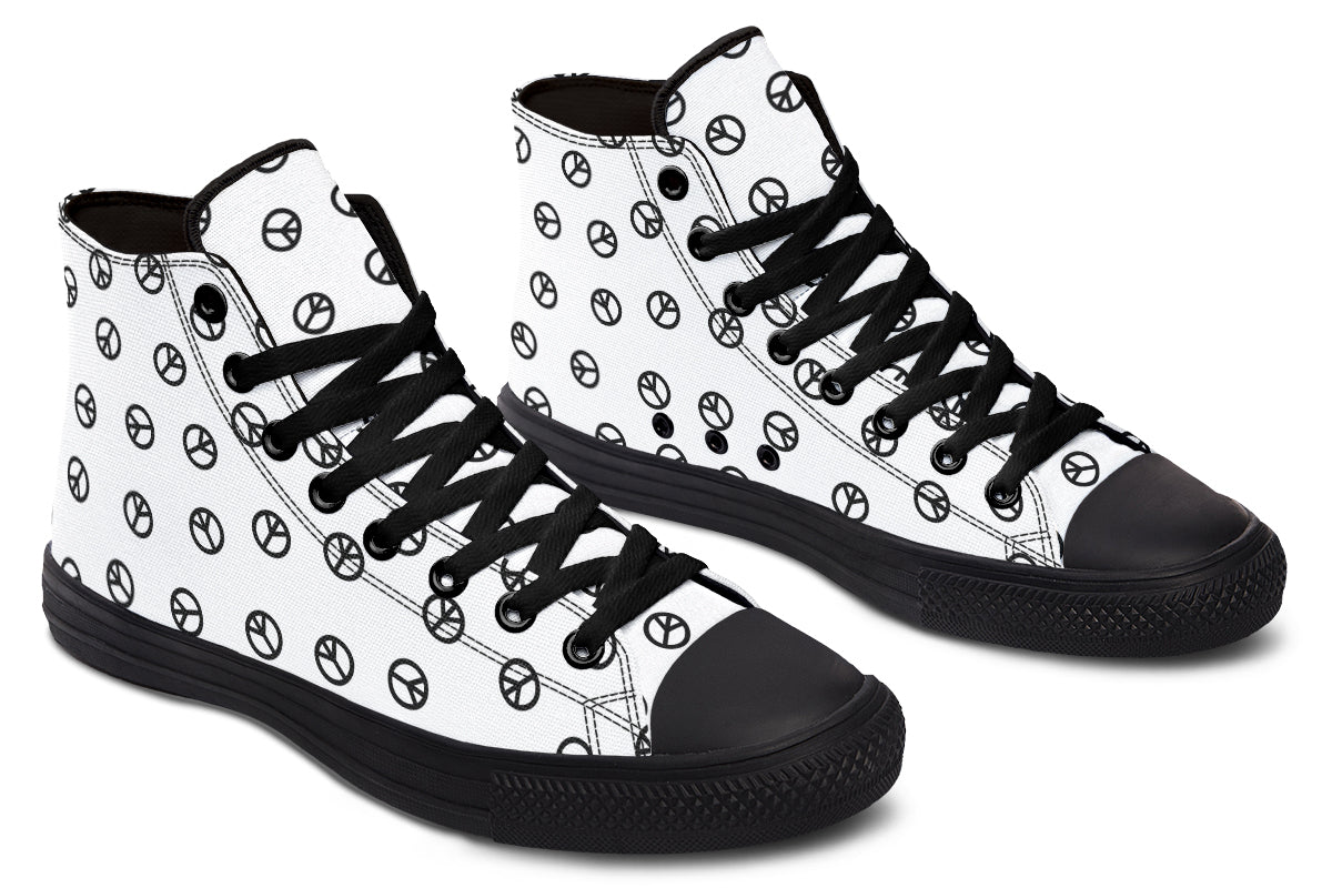 White Peace Hightops