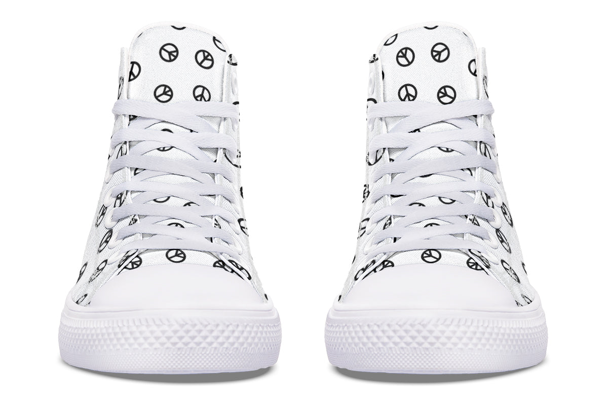 White Peace Hightops