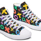 X O X O Colorful High Tops