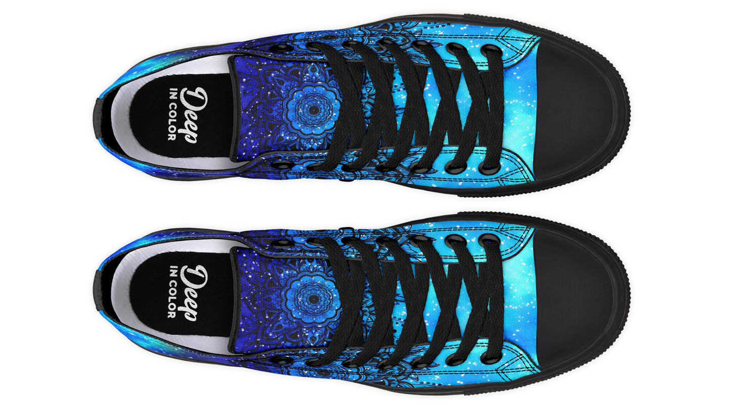 Blue Mandala Lowtops