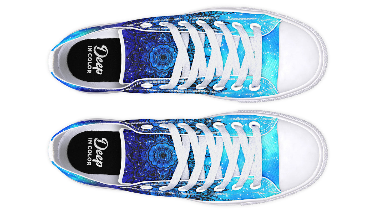 Blue Mandala Lowtops