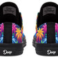 Colorful Palm Trees Lowtops