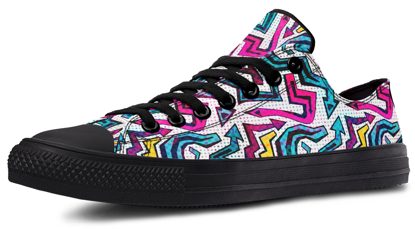 Graffiti Psychedelic Lowtops