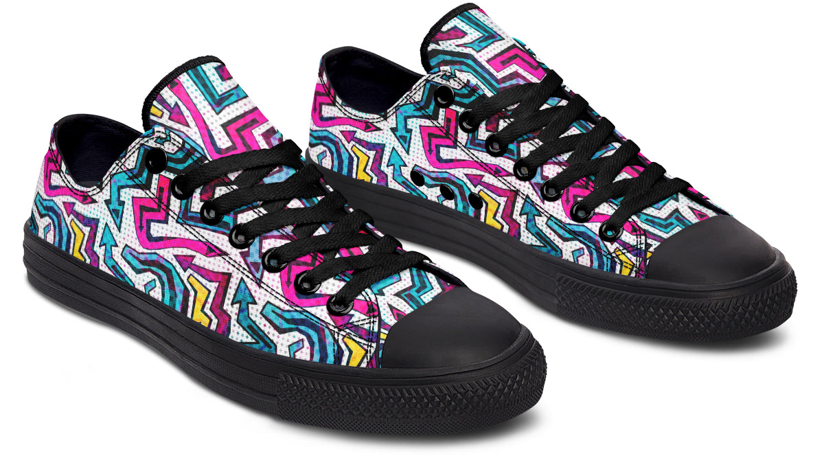 Graffiti Psychedelic Lowtops