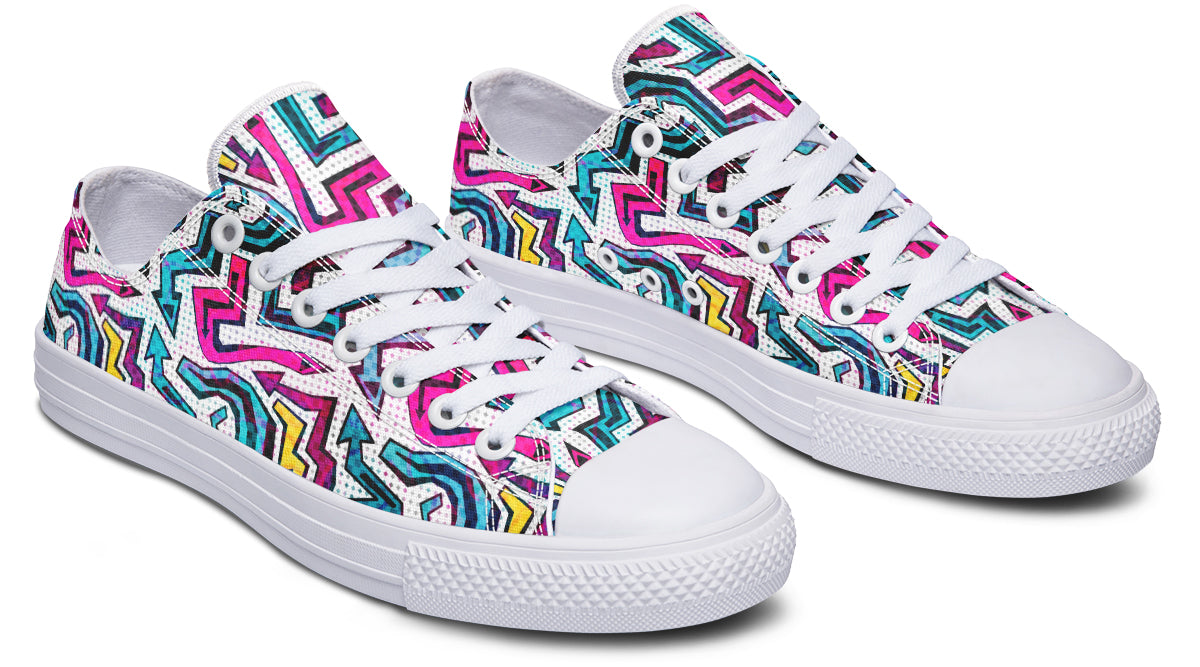 Graffiti Psychedelic Lowtops