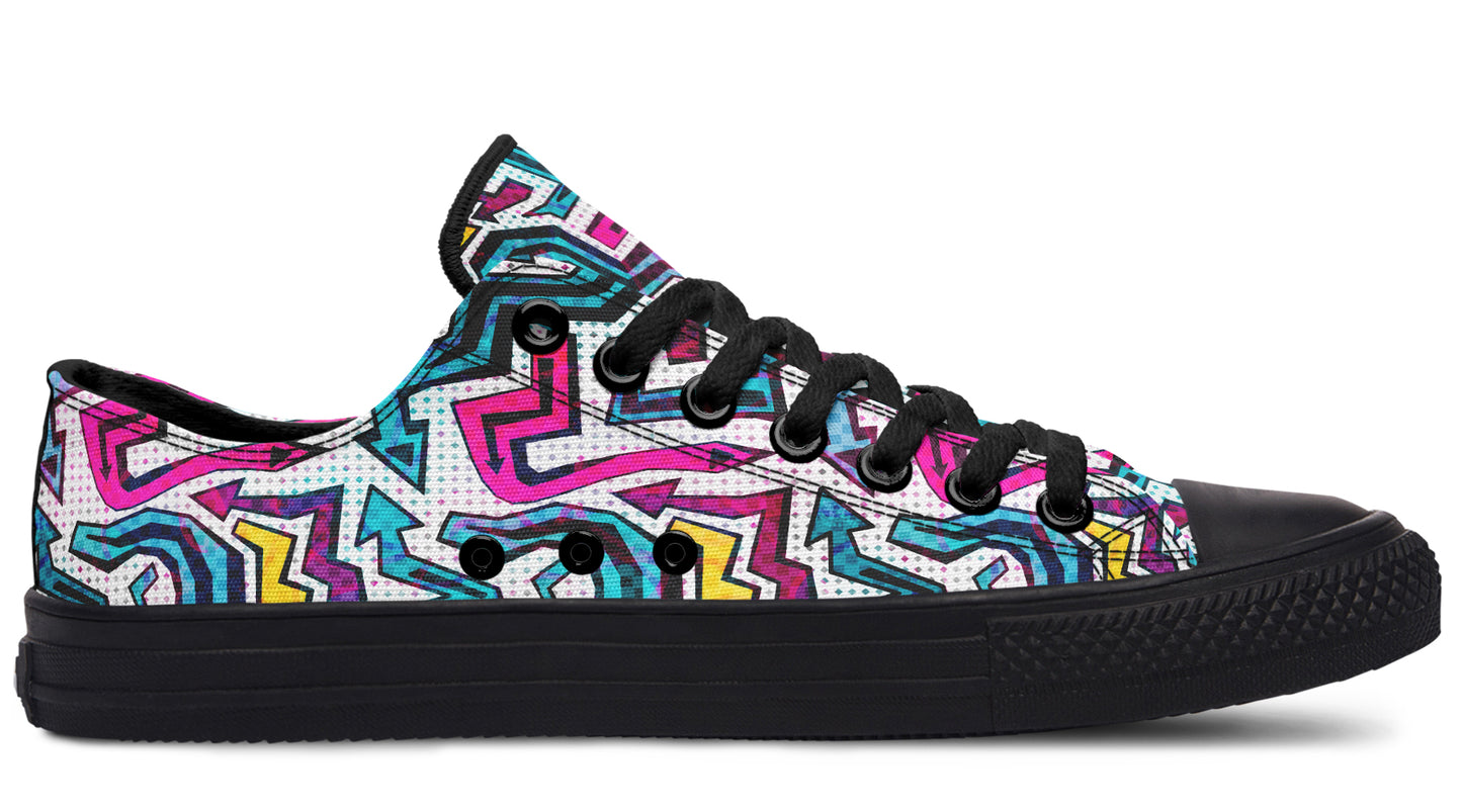 Graffiti Psychedelic Lowtops