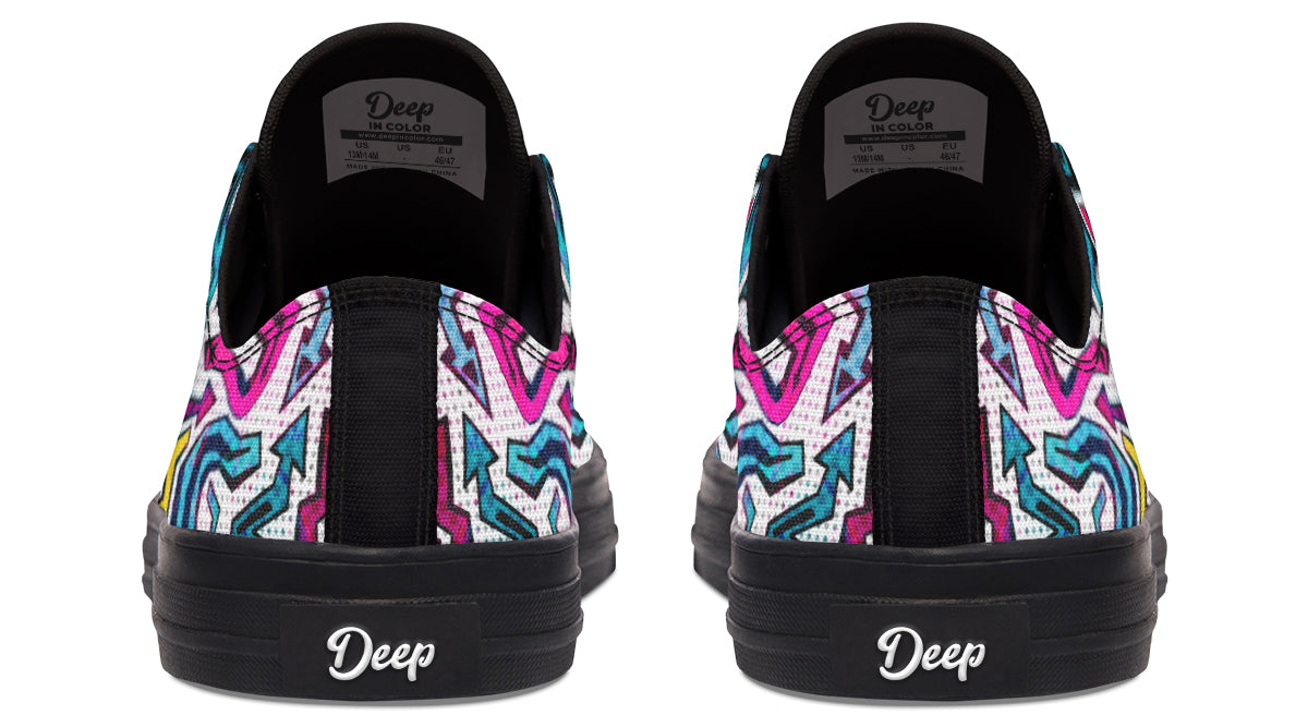 Graffiti Psychedelic Lowtops