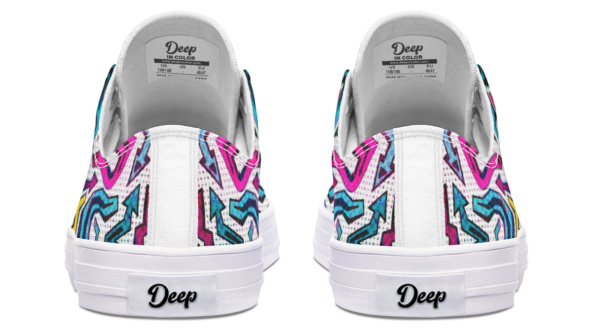 Graffiti Psychedelic Lowtops
