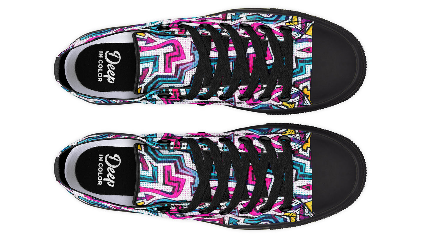 Graffiti Psychedelic Lowtops