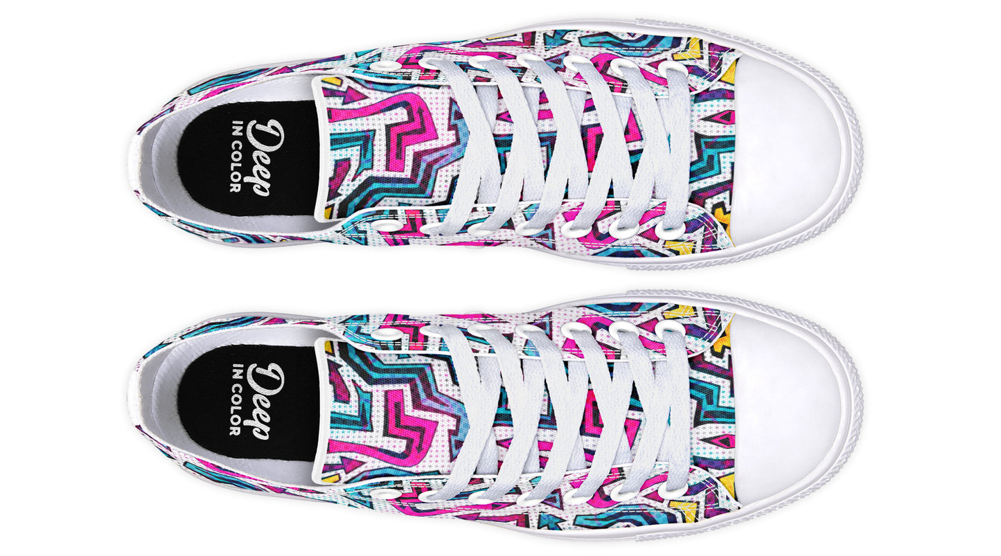 Graffiti Psychedelic Lowtops