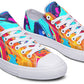 Liquid Abstract Colorful LowTops