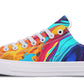 Liquid Abstract Colorful LowTops