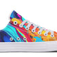 Liquid Abstract Colorful LowTops