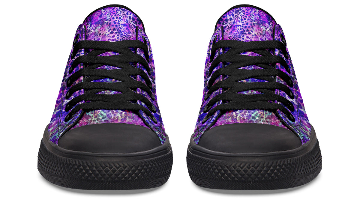 Purple Leopard Lowtops