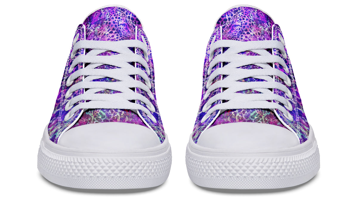 Purple Leopard Lowtops