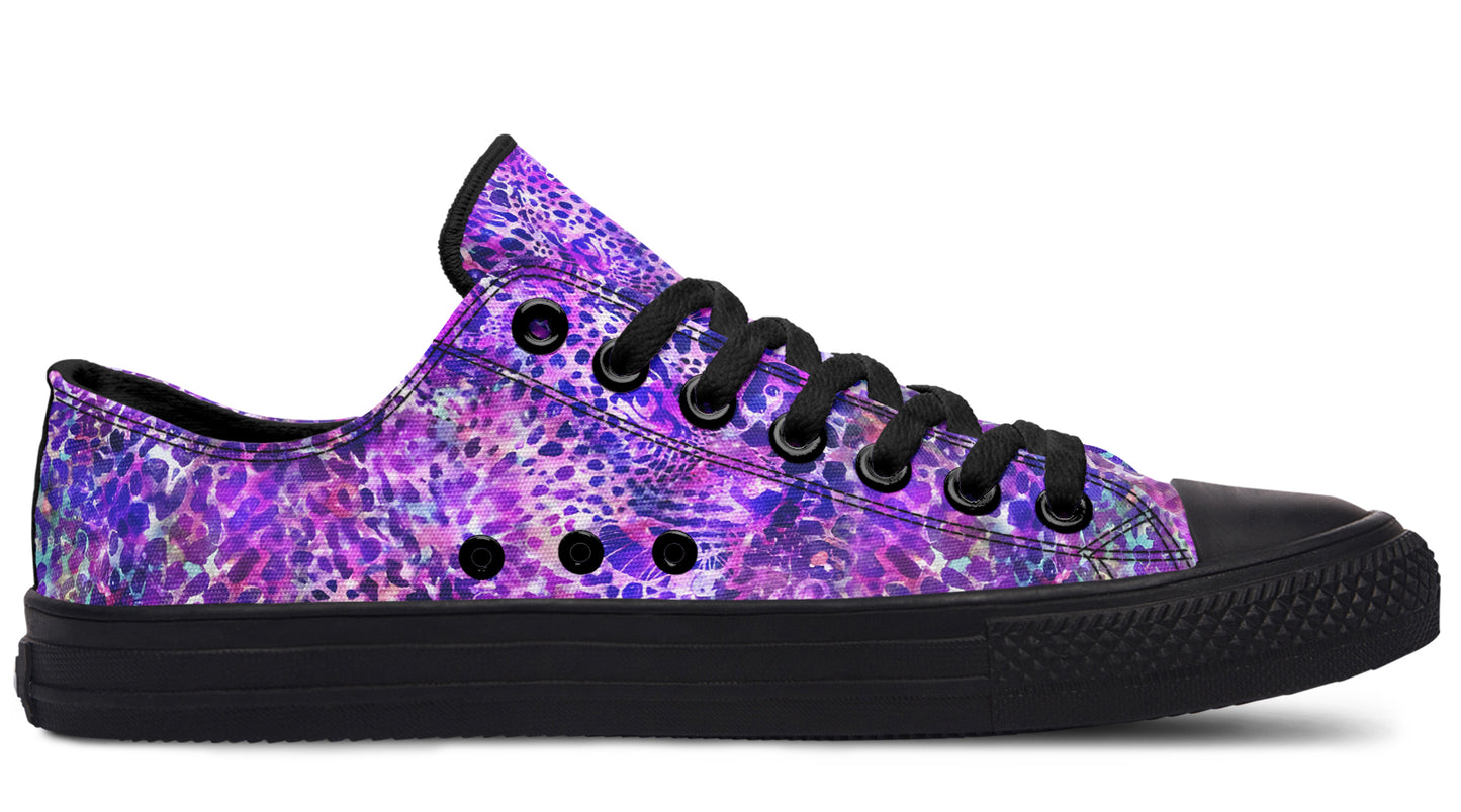 Purple Leopard Lowtops