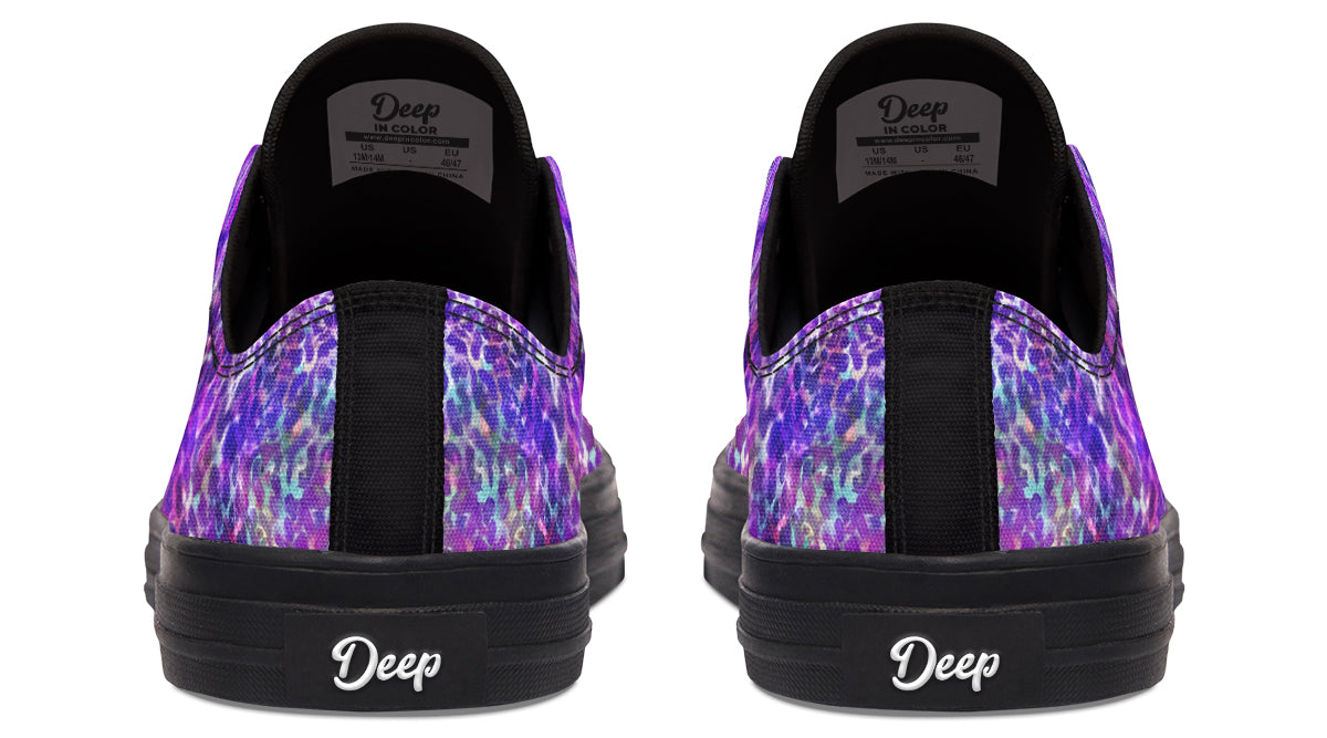 Purple Leopard Lowtops