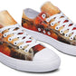 Rusty Skull And Roses Lowtops