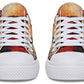 Rusty Skull And Roses Lowtops