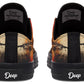 Rusty Skull And Roses Lowtops