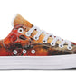 Rusty Skull And Roses Lowtops