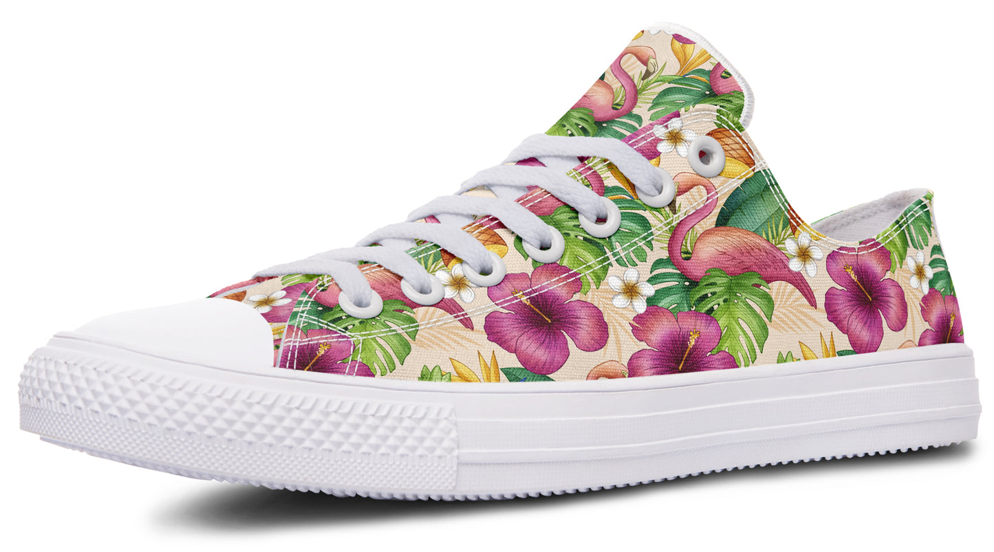 Tropical Flamingo Lowtops