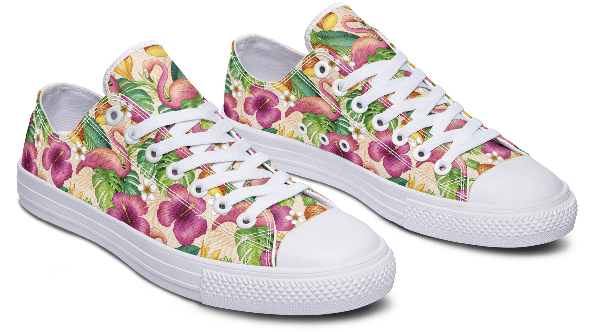 Tropical Flamingo Lowtops