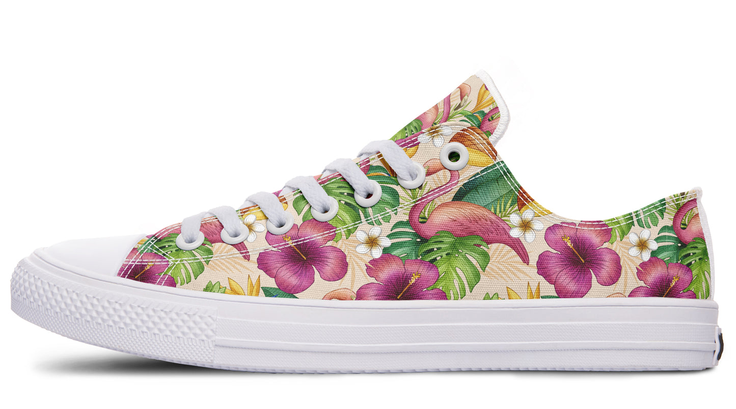 Tropical Flamingo Lowtops