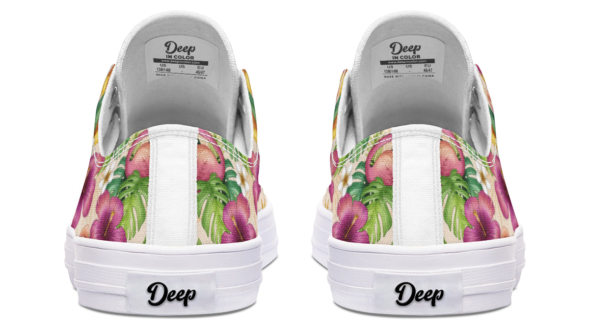Tropical Flamingo Lowtops