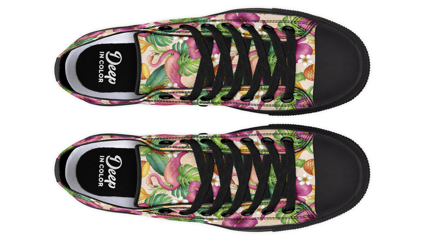 Tropical Flamingo Lowtops