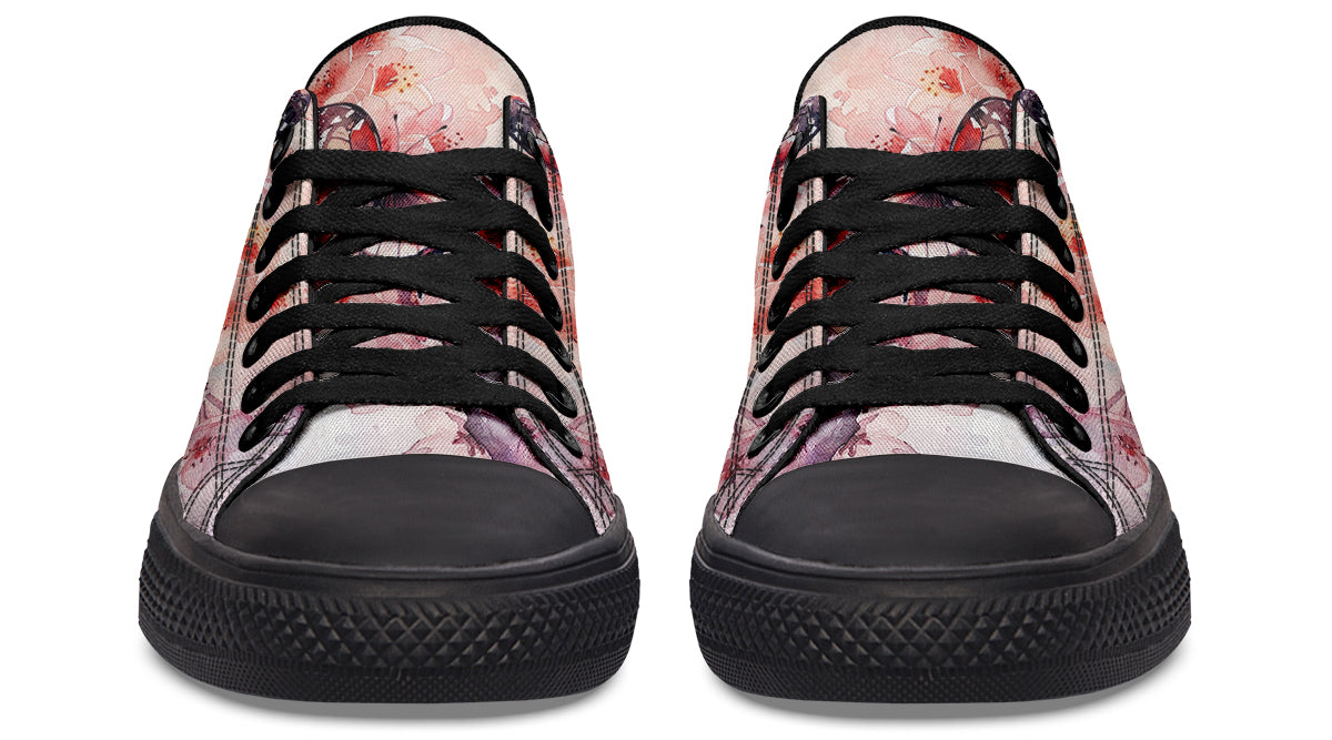 Watercolor Butterfly Lowtops