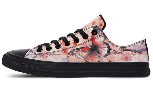 Watercolor Butterfly Lowtops