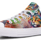 Watercolor Cat Lowtops
